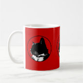 Tuxedo-Katzen-Tasse Kaffeetasse (Links)