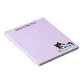 Tuxedo Katzenklumpen Notizblock (angewinkelt)