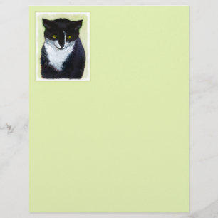 Tuxedo Katzenmalerei - Niedliche Originalkatzenart