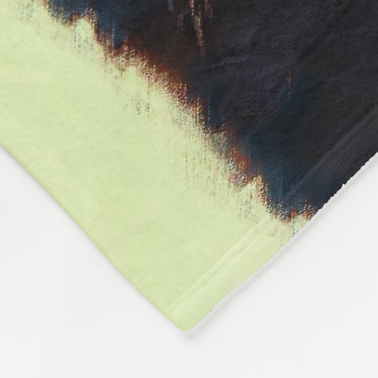 Tuxedo Katzenmalerei - Niedliche Originalkatzenart Fleecedecke (Ecke)