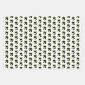 Tuxedo Katzenmalerei - Niedliche Originalkatzenart Geschenkpapier Set (Vorderseite 2)