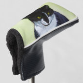 Tuxedo Katzenmalerei - Niedliche Originalkatzenart Golf Headcover (3/4 Vorderseite)