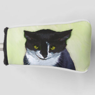 Tuxedo Katzenmalerei - Niedliche Originalkatzenart Golf Headcover