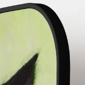 Tuxedo Katzenmalerei - Niedliche Originalkatzenart Pickleball Schläger (Linke Seite)