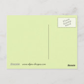 Tuxedo Katzenmalerei - Niedliche Originalkatzenart Postkarte (Rückseite)