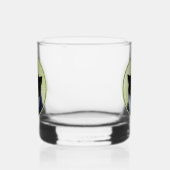 Tuxedo Katzenmalerei - Niedliche Originalkatzenart Whiskyglas (Links)