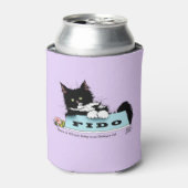 Tuxedo Katzenschale Dosenkühler (Kanne Vorderseite)