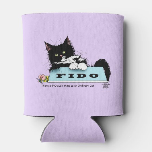 Tuxedo Katzenschale Dosenkühler (Rückseite)