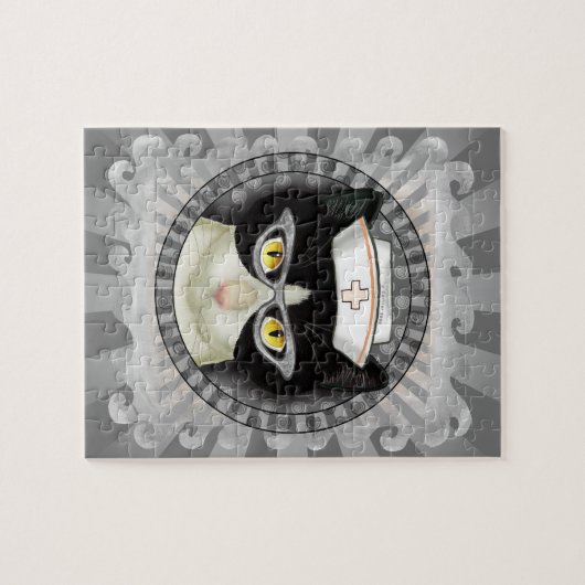 Tuxedo Katzenschwester Puzzle (Horizontal)