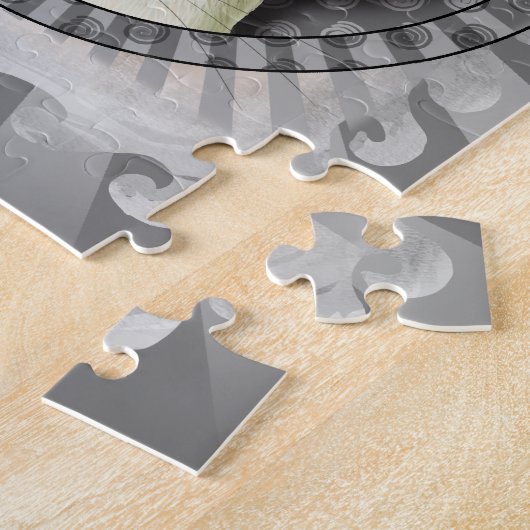 Tuxedo Katzenschwester Puzzle (Seite)