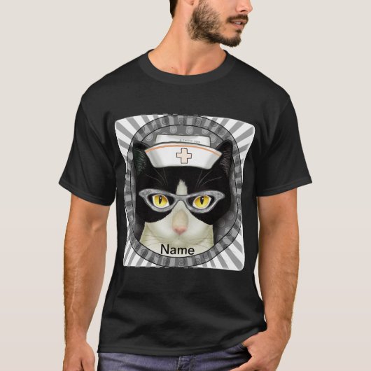 Tuxedo Katzenschwester T-Shirt (Vorderseite)
