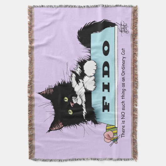 Tuxedo Kitten Dogs Bowl Decke (Vorderseite Vertikal)