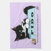 Tuxedo Kitten Dogs Bowl Geschirrtuch (Vertikal)