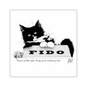 Tuxedo Kitten Dogs Bowl Gummistempel (Prägung)