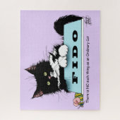 Tuxedo Kitten Dogs Bowl Puzzle (Vertikal)