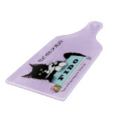 Tuxedo Kitten Dogs Bowl Schneidebrett (Ecke)