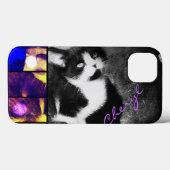 Tuxedo Kitten Foto Art iPad Air Hüllen (Rückseite (Horizontal))