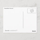 Tuxedo Kitten Foto Art Postkarte (Rückseite)