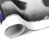 Tuxedo Kitten Foto Art Wrapping Paper *Geburtstag* Geschenkpapier (Rolleneckpunkt)