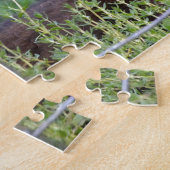 Tuxedo Kitten im Gartenpuzzle Puzzle (Seite)