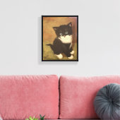 Tuxedo Kitten Leinwanddruck (Insitu (Wohnzimmer))