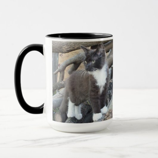 Tuxedo Kitten Tasse (Links)
