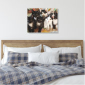 Tuxedo Kittens Leinwanddruck (Insitu (Schlafzimmer))