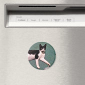 Tuxedo Kitty Magnet (In Situ (Geschirrspüler))