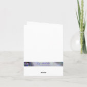 Tuxedo Kitty Personalisierte Grußkarte Karte (Rückseite)