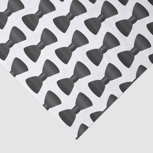 Tuxedo Krawatte Bow Muster Tissue Seidenpapier (Ausschnitt)
