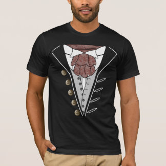 Tuxedo-Krawatten-Diplomat-T - Shirt