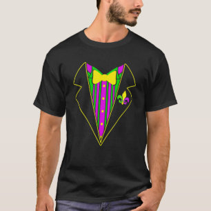 Tuxedo Mardi Gras Festival Party Tracht T-Shirt