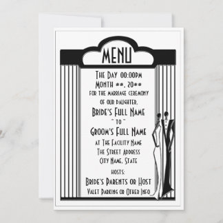 Tuxedo - Menü (entsperrt) Einladung