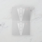 Tuxedo mit Bow-Krawatte-Monogramm (Innenseite)