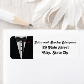 Tuxedo mit Bow-Krawatte-Monogramm (Insitu)