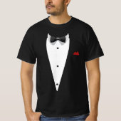 Tuxedo mit Bowtie für Hochzeiten Silvester T-Shirt (Vorderseite)