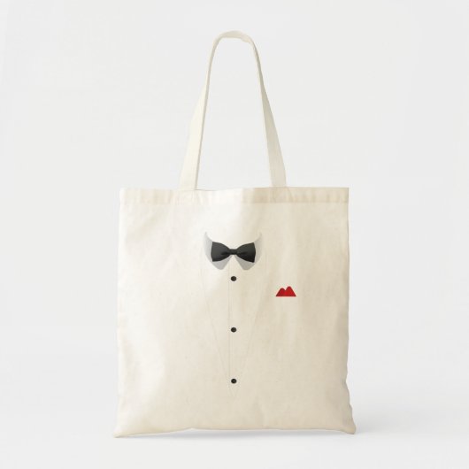 Tuxedo mit Bowtie für Hochzeiten Tragetasche (Vorne)