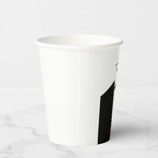 Tuxedo mit maßgeschneiderten Bechern für Papier Pappbecher (Rechts)