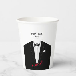 Tuxedo mit maßgeschneiderten Bechern für Papier Pappbecher