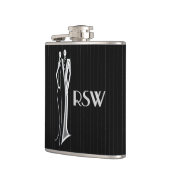 Tuxedo - Mit Monogramm Flachmann (Links)