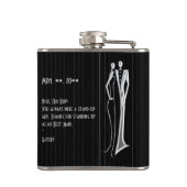 Tuxedo - Mit Monogramm Flachmann (Rückseite)