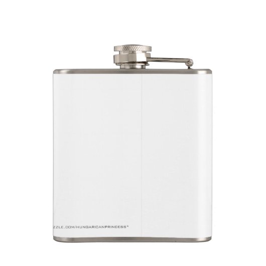 Tuxedo mit Rainbow Bow Krawatte Wedding Flachmann (Rückseite)