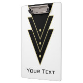 Tuxedo Modernes Art Deco Klemmbrett (Links)