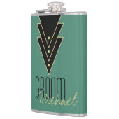 Tuxedo Modernes Art Deco Zimmer Flachmann (Links)