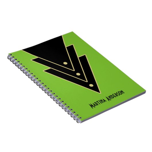 Tuxedo Modernes Déco Personalisiert Notizblock (Rechte Seite)