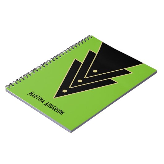 Tuxedo Modernes Déco Personalisiert Notizblock (Linke Seite)