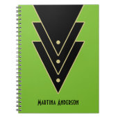 Tuxedo Modernes Déco Personalisiert Notizblock (Vorderseite)