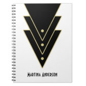 Tuxedo Modernes Déco Personalisiert Notizblock (Vorderseite)