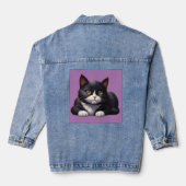 TUXEDO NIEDLICH CAT ART DENIM JEAN JACKET JEANSJACKE (Rückseite)