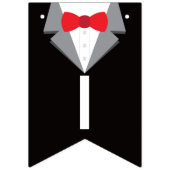Tuxedo Pendant Banner, Bow-Krawatte Wimpelkette (Zweite Fahne)